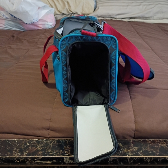 Vintage German Anime Der Echte Scout Kids Weekend Duffle Bag 14x9x7. RARE - Picture 4 of 5